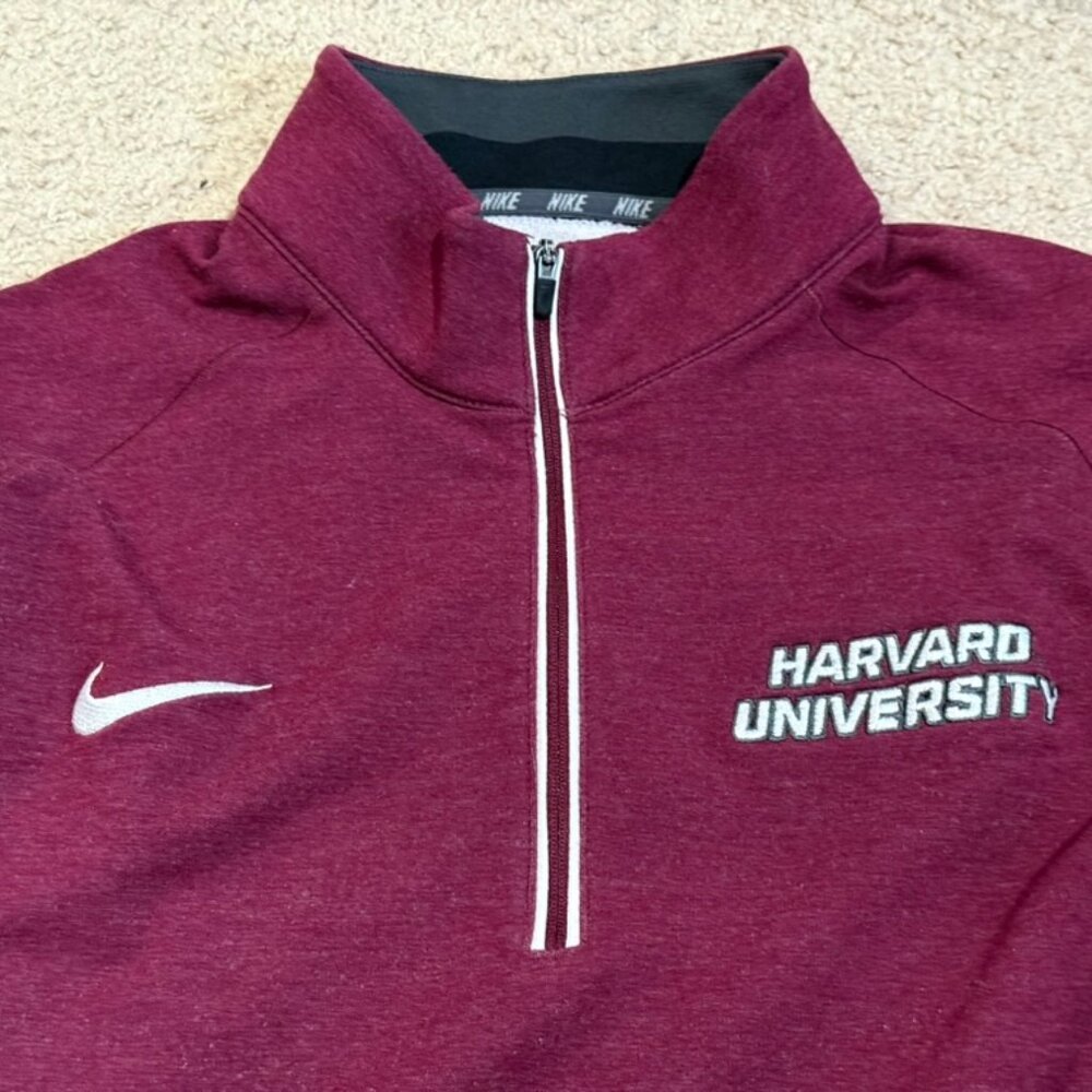 Nike Harvard 1/4 (Quarter) Zip Long Sleeve Pullover - Size Large - Picture 2 of 4